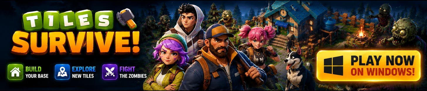 Tiles Survive! — Build, explore, survive. Play now on Windows.